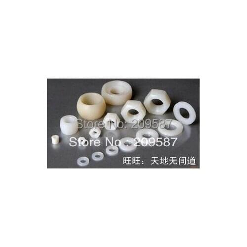 50pcs M2 Nylon Screw Nut Hexagonal Male Standoff Spacer PN-2N