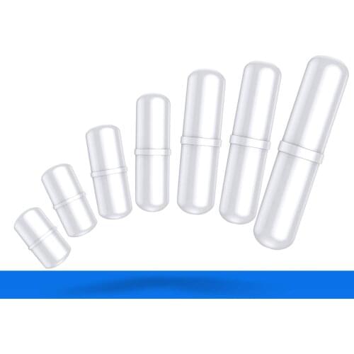 7 Pcs PTFE Magnetic Stirrer Mixer Stir Bars Spinbar for Lab, Laboratory, Scientific Experiment, (White, 7 Pack)