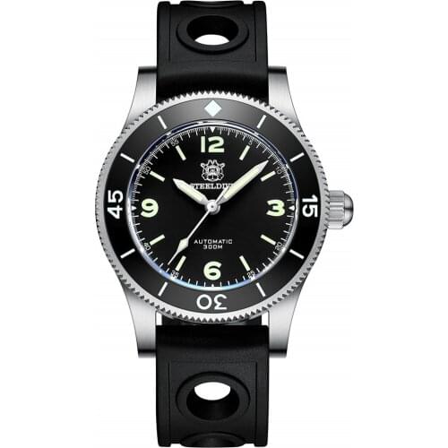 STEELDIVE Stainless Steel Dive Watches Men Automatic Mechanical 300m waterproof Sapphire Glass AR Coating