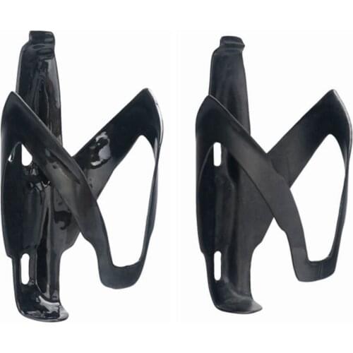 NO LOGO Bicycle Bottle Holder Carbon Fiber Bicycle Water Bottle Cage UD 3K matte Black For Mountain / Road bike - Send screws