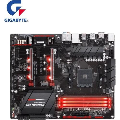 For Gigabyte GA-AORUS AX370-Gaming K3 AORUS AX370-Gaming K3 Motherboard AM4 X370 Used Desktop Mainboard PCI-E X16 3.0