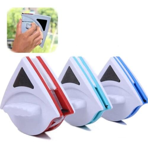 Double Sided Magnetic Window Glass Cleaner Magnets Brush Cleaning Wiper Surface Brush Cleaning Tools Fit 3-24mm Glass
