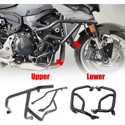 F900R F900XR Motorcycle Upper Lower Engine Guard Crash Tank Bar Bumper Fairing Frame Protector For BMW F 900R F 900XR 2020 2021
