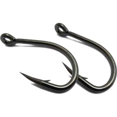 Free Fisher 100Pcs/Set Fishing Hooks High Carbon Steel 8# Anzuelos De Pesca Mar Fishhook Hole Strong Carp Fishing Tackle