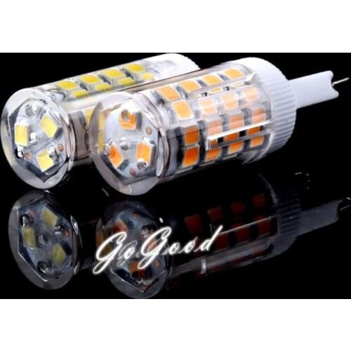 Hot sale ceramic g9 led 5w 51 LED 2835 SMD warm white pure white 220V AC g9 mini led bulbs 5pcs/lot