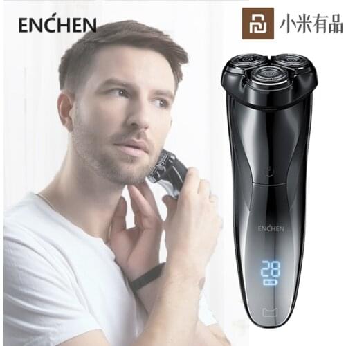 Hot Youpin Black Stone3 Electric Shaver IPX7 3D Type-C Rechargeable Washable Razor 3 Blades BlackStone Gen 3 Portable Trimmer