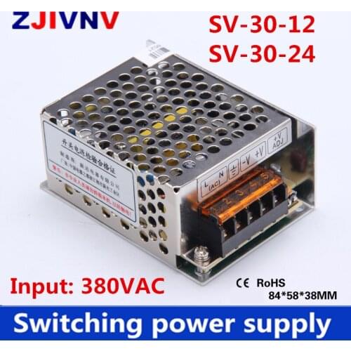 35W 12V 2.5A switching power supply,min power switch, ac to dc smps input voltage 380vac, 35w 24v 1.3a