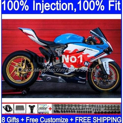 Injection For DUCATI Panigale 899 1199 S 1199R 120MC.68 blue glossy 899S 12 13 14 15 16 1199S 2012 2013 2014 2015 2016 Fairing