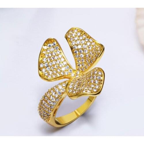 New Luxury Wedding Ring for Women White Color Fashion Ring Made with AAA cubic zirconia Lead Free Drop Shipping cz rings