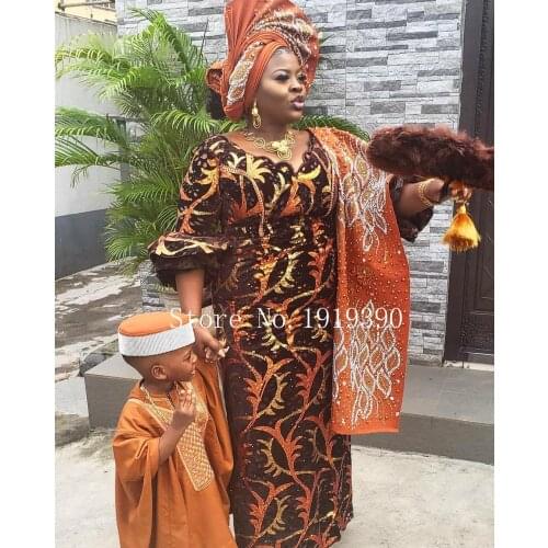 Embroidery Lace African Tulle Lace 2020, Orange Bridal Lace Fabric, African Oganza Sequin Lace Fabric CD32251