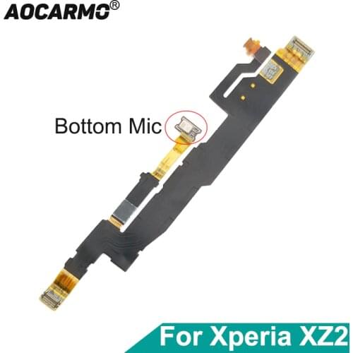 Dower Me Bottom Main Microphone Mic Connector Ribbon Flex Cable Replacement For Sony Xperia XZ2 H8216 H8266 H8276 H8296