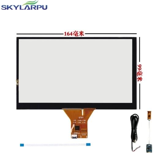 New 164mm*99mm Touch screen Capacitive touch panel Car hand-written screen Android capacitive screen development 164mmx99mm