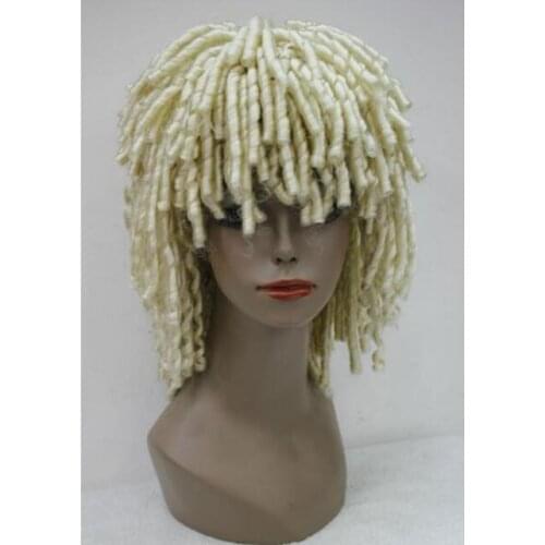 Wig blonde african style women lady wigs DREADLOCKS RUUD GULLIT wig
