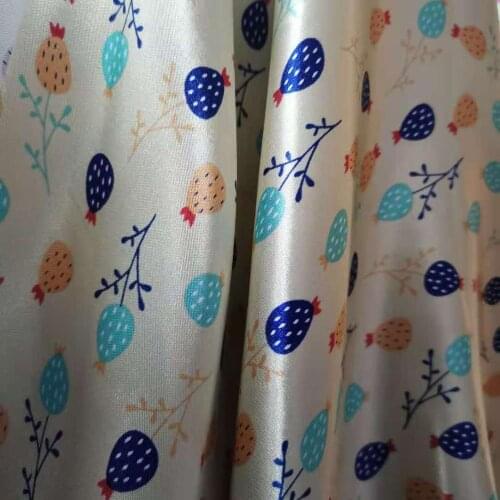 Lovely Tissue Craft Decoration Satin Fabric DIY Lining Material Glossy Polyester