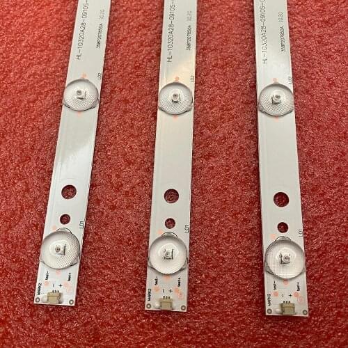 3 PCS/set 9LED 620mm LED Backlight strip For 32/147I-GB-5B-HKUP-UK BLAUPUNKT B32A147TCHD HL-10320A28-0901S-02 A3 358P207850B
