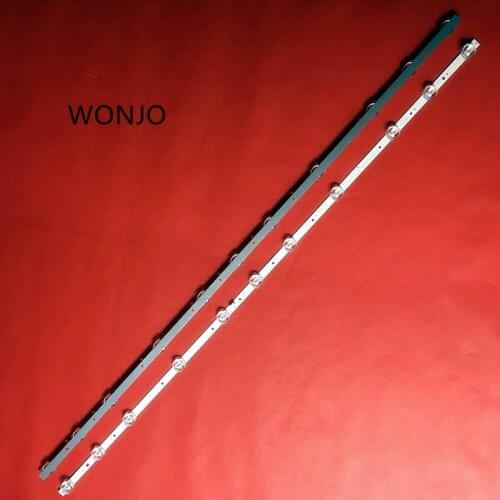 LED backlight strip 11 lamp for Thomson 43" TV GIC43LB32_3030F2.1D_V0.9 4C-LB4311-ZM06J ZM08J HR01J 43UD6426 TCL 43A260 43V2