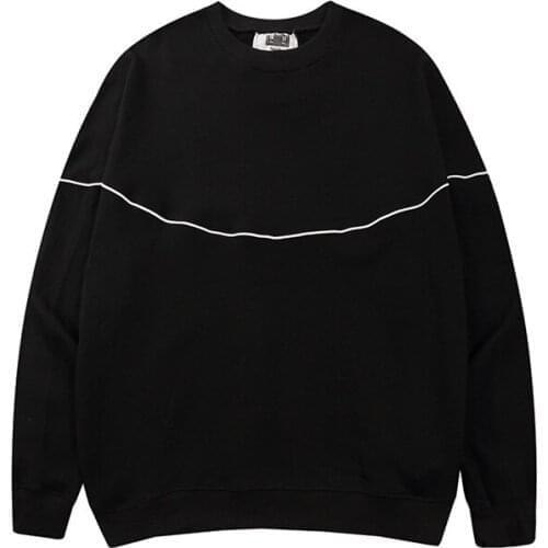 Chao brand CAV EPMT straight jet round neck sweater CE C.E casual hip hop Pullover