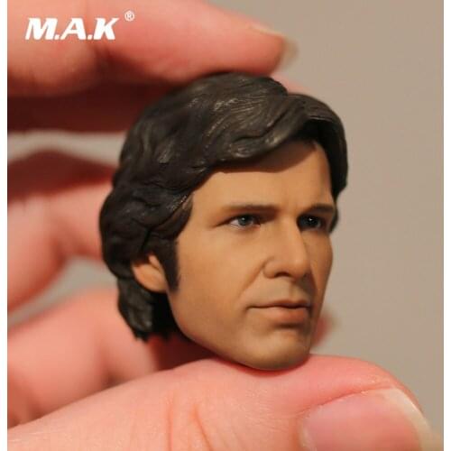 In Stock 1/6 Scale Male Head Sculpt New Hope Harrison Ford Figure Accessory Model for 12'' Action Figure Body