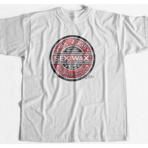 Vintage Surf T shirt Sex Wax Faded Distressed Logo