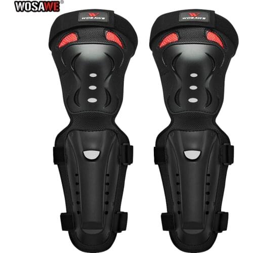 WOSAWE Motorcycle Knee guard Full protection Skateboard Roller Skating Motobike Bike Cycling Kneepads Elbowpads Protective Gear