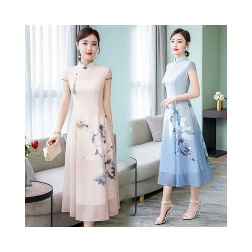 2021 vietnam ao dai dress for woman vintage oriental chinese qipao cheongsams lace embroidery wedding aodai clothing