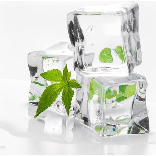 5-75pcs Transparent Artificial Ice Cubes Rocks Photography Props for Beer Whiskey Soda Drink Photography Background Accessories