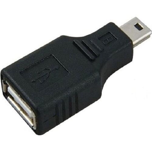 USB 2.0 Type A to Mini USB 5-Pin Type B Female / Male Adapter