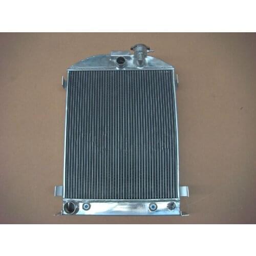 ALUMINUM RADIATOR For FORD CHOPPED FORD ENGINE AT 32 64mm 3 core 1932