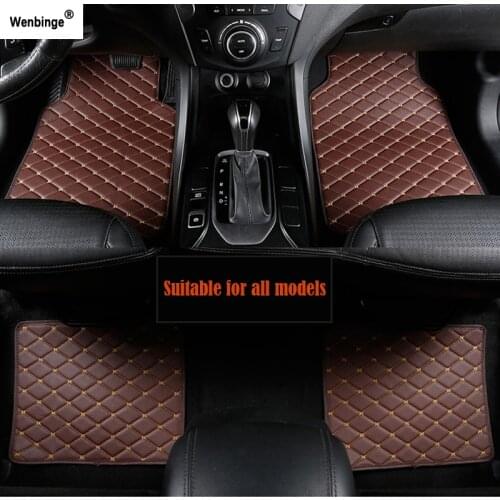 Wenbinge car floor mat For renault fluence kadjar captur scenic 3 laguna 3 logan sandero waterproof car accessories car carpet