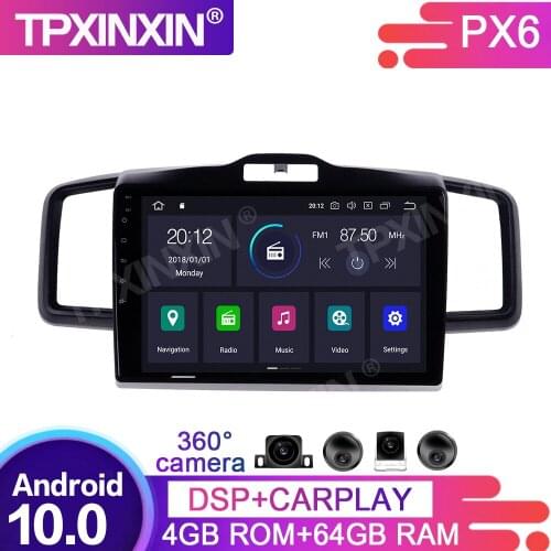 4+64G Android 10.0 For Honda fit jazz 2008+ Car Multimedia Player GPS Navigation Head Unit Auto Radio Audio Stereo Tape Recorder