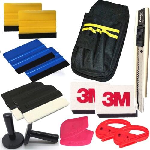 Car Vinyl Wrap Tool Window Tint Kit for Auto Film Tinting Scraper Application