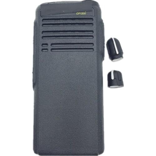 Black Housing Case Front Cover+Volume Channel Knob For Motorola CP1200 CP1208 Portable Radio Walkie Talkie Accessories