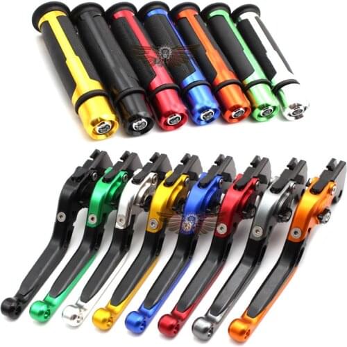 For Kawasaki Z750 Z 750 (not Z750S model) 2004 2005 2006 Motorcycle Adjustable Folding Brake Clutch Levers Handlebar Hand Grips