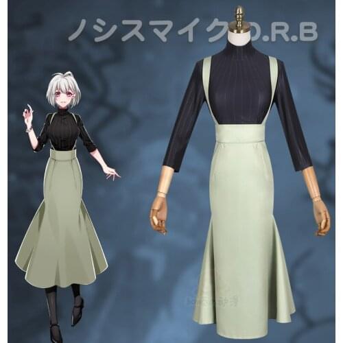 DRB Hypnosis Mic Division Rap Battle Nemu Aohitsugi Cosplay Costume Women Elegant Dress Party Suit Halloween Uniform Custom Made