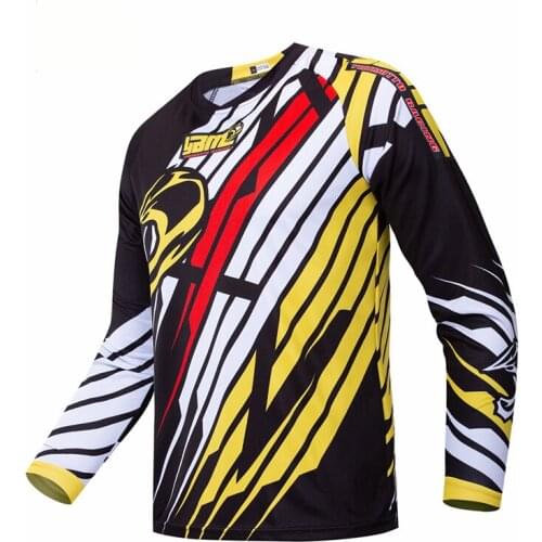 YBM Mountain Bike Jersey Long sleeve new Cycling ciclismo motocross racing off road MX DH Motocross jersey 10