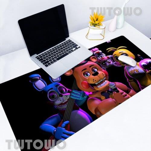 Sfm Fnaf Animatronics Gamer Computer Mouse Mat Gamer Natural Rubber Anime Cartoon Art Mice Pad Carpet Mouse Mat Keyboard Pad