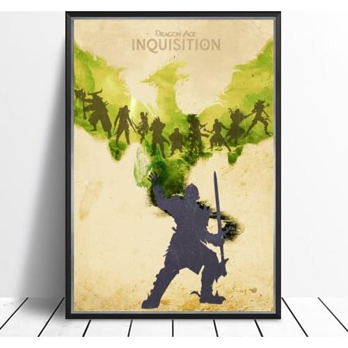 Dragon Age Inquisition Video Game Canvas Poster Home Wall Painting Decoration (No Frame)