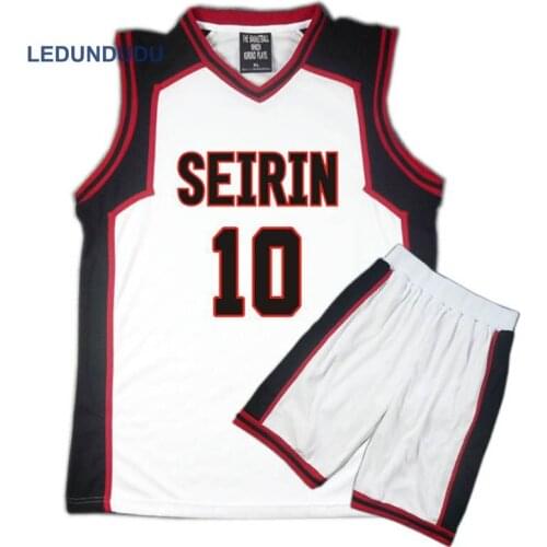 Kuroko no Basuke Basket Cosplay Costumes Vest SEIRIN Number 4 10 11 Kagami Taiga Jersey Sportswear Uniform Tops Shorts Set