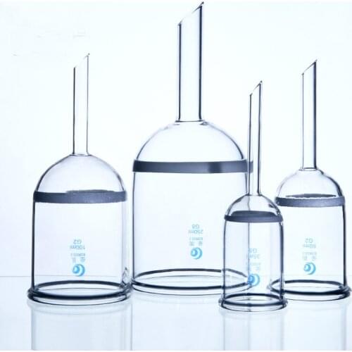 Laboratory Sand core Bacteria Funnel Acid resistant glass filter funnel G1/2/3/4/5
