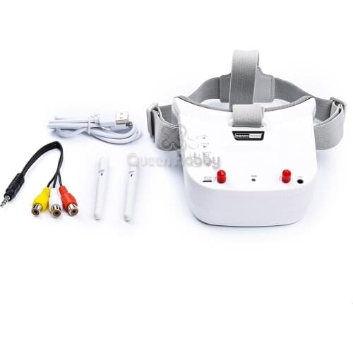 Mini FPV Goggles VR009 IPS Monitor 5.8G 40CH Auto-Searching Double Antennas 3.0 Inch 480*320 LCD Screen with Built-in Battery