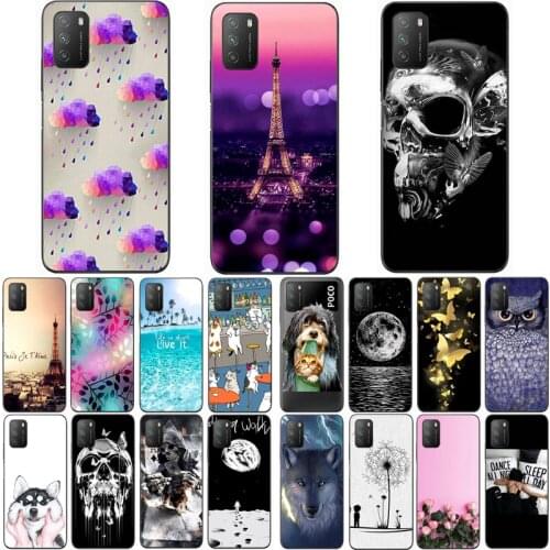 For XIAOMI Redmi 9T Case Fashion Silicone Soft TPU Cute Back Cases for Xiaomi Redmi 9T Phone Cover Funda Coque