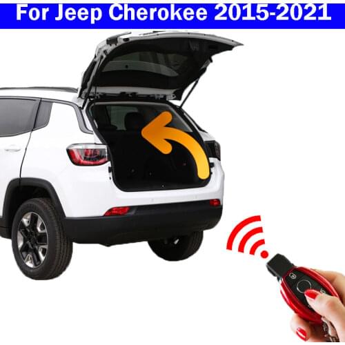 Car Trunk Opening For Jeep Cherokee 2015-2021 Tail box Foot kick Sensor Intelligent Tail Gate Lift Electric Tailgate