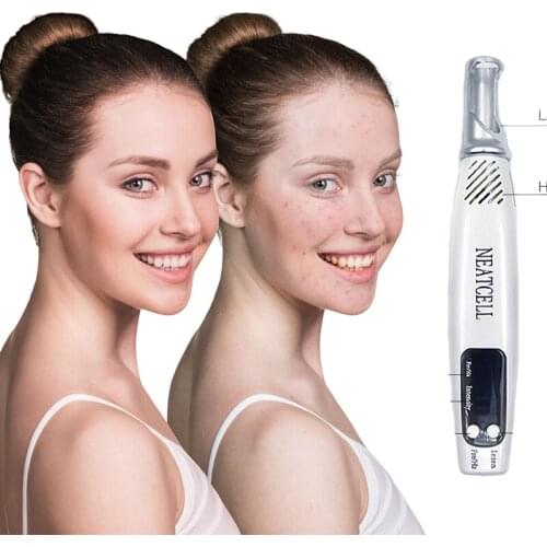 Picosecond Laser Pointer Soft Freckle Tattoo Removal Machine Color Pointer Light Treatment Plasma Scar Mole PenFacial Skin Care