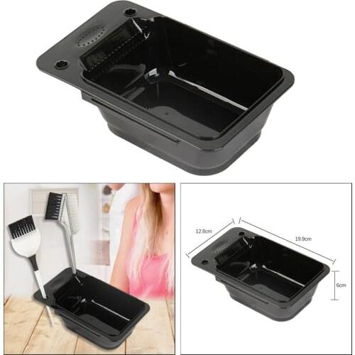 Plastic Dyeing Bowl Hair Color Mixing Bowl Dye Stirrer Hairdressing Barber Salon Hair Styling Tools DIY Hair Coloring Tool