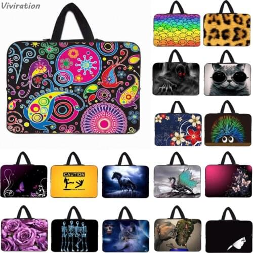 10 11 12 13 14 15 17 Notebook Sleeve Tablet Bag Chromebook Cover 10.1 11.6" 13.3" 14.4" 15.6" 17.3" Laptop Protective Case Funda