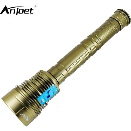 ANJOET Durable 7*XML2 Diver Torch Light 7000 lumen Underwater LED Diving Flashlight Outdoor hunting camping Night lamp