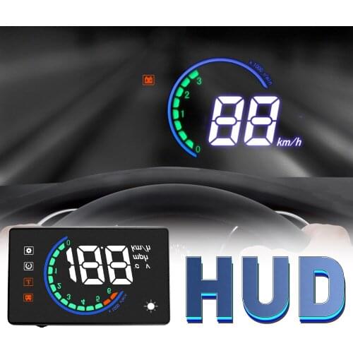 H6 HUD Head-Up Display speedometer Windshield Projector On-board Universal Car Overspeed Warning System Universal Auto