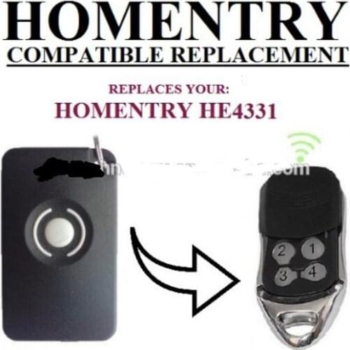 The remote For Homentry transmitter HE4331 replacement remote very