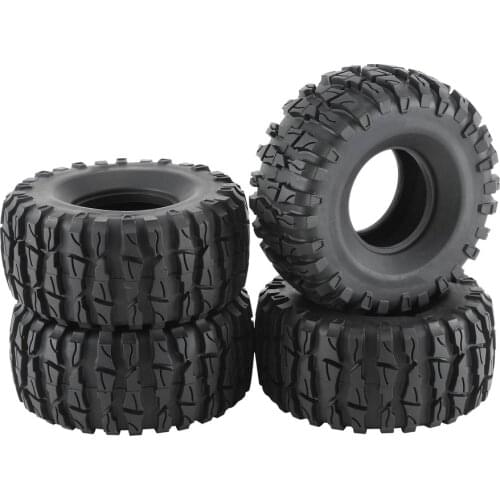 4pcs 2.2" Soft 138mm Tyre Rock Crawler Tires With Foams For Axial Wraith Rr10 Scx10 RC Model Accessories Spare Parts