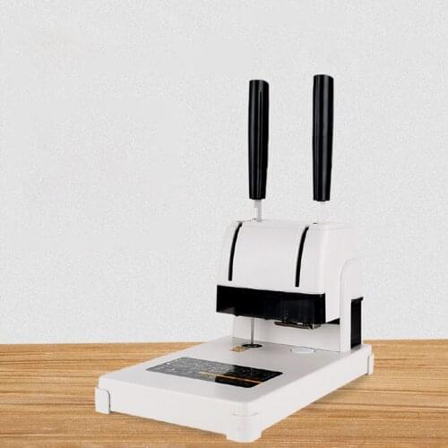 Punching machine document file accounting voucher book binding machine automatic hot melt glue binding line riveting tube